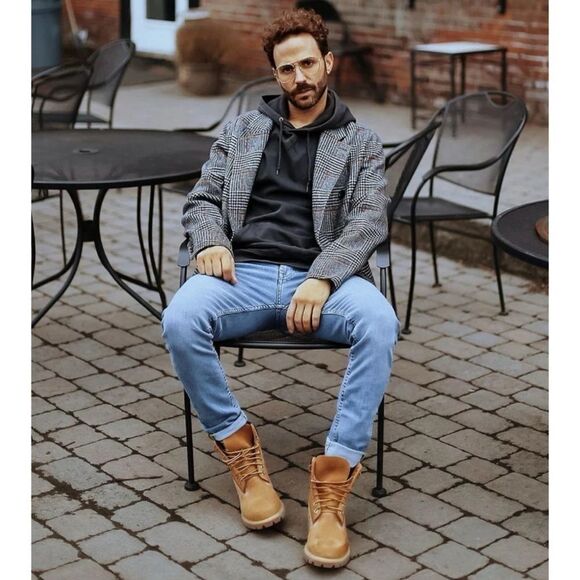 Men’s Timberland 6” Inch CLASSIC Premium BOOTS 10061 Wheat Nubuck NEW Size 8 - Picture 3 of 15